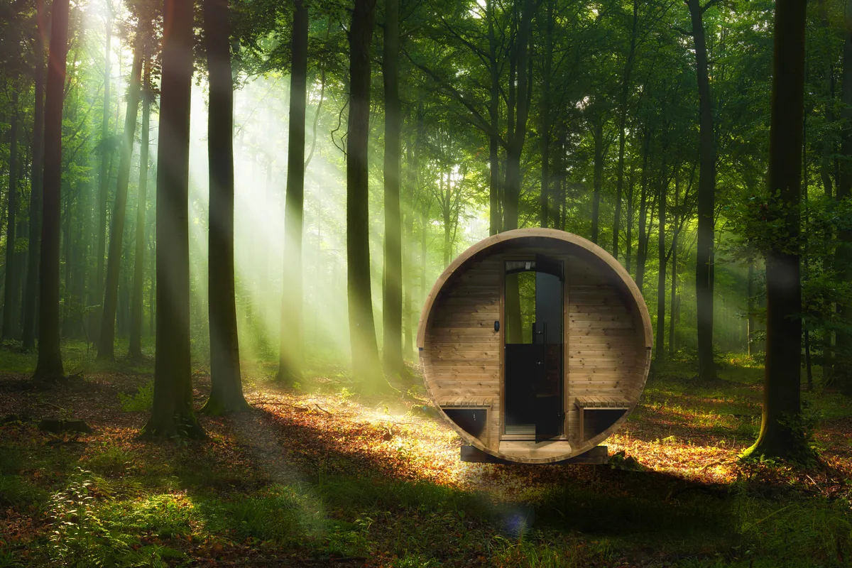Barrel Sauna udendørs sauna til haven - billede 5
