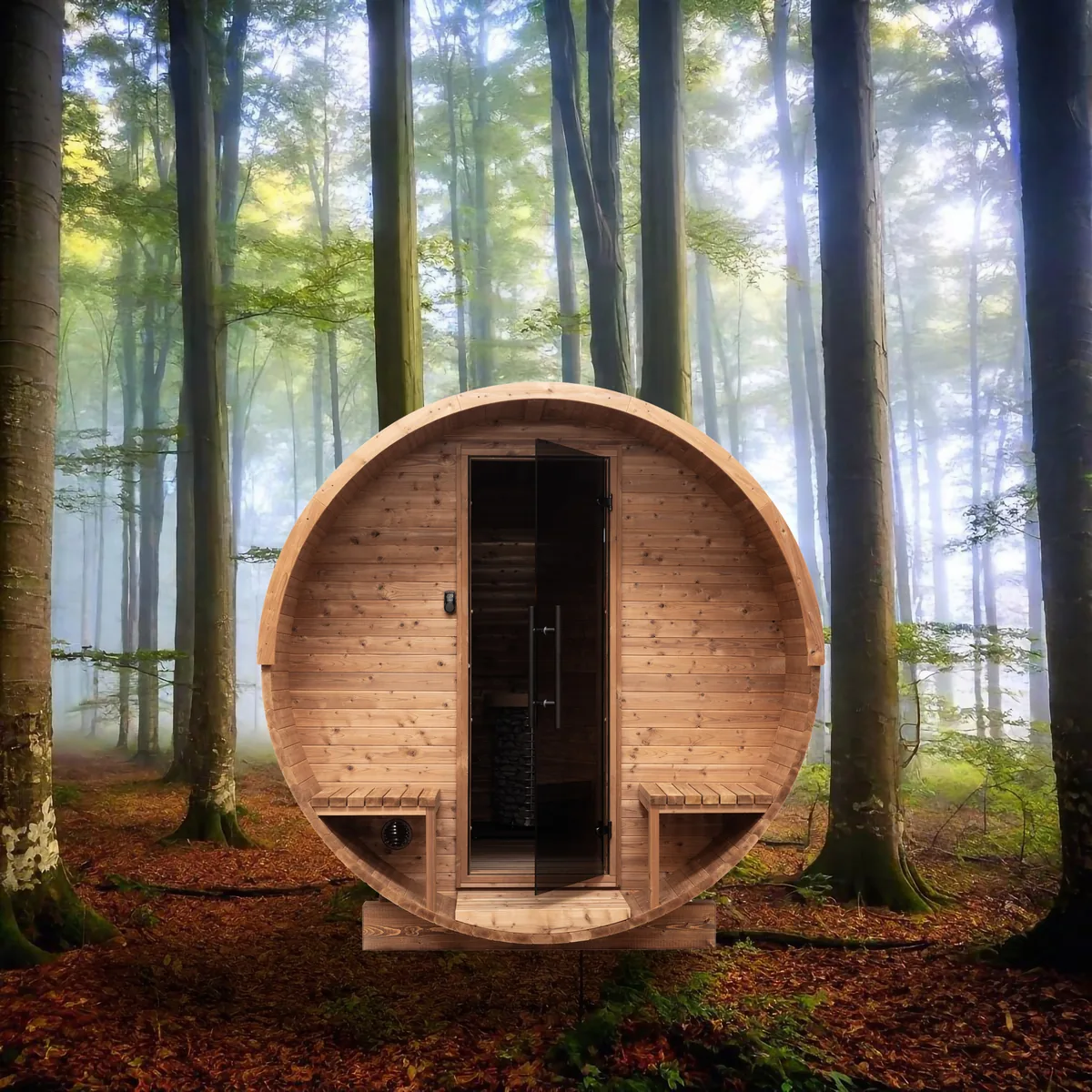 Barrel Sauna udendørs sauna til haven - billede 6